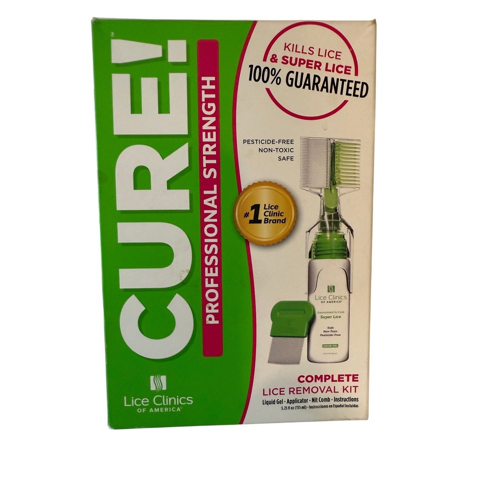 Lice Clinics of America Cure! Lice Removal Kit Super Lice Treatment‎ New